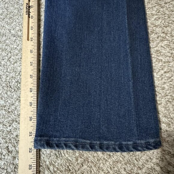 Lee Jeans Womens 10 Long Dark Wash Blue Relaxed Fit Straight Leg Stretch Denim - Picture 11 of 11